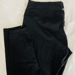LULULEMON LEGGINGS BLACK SIZE 18